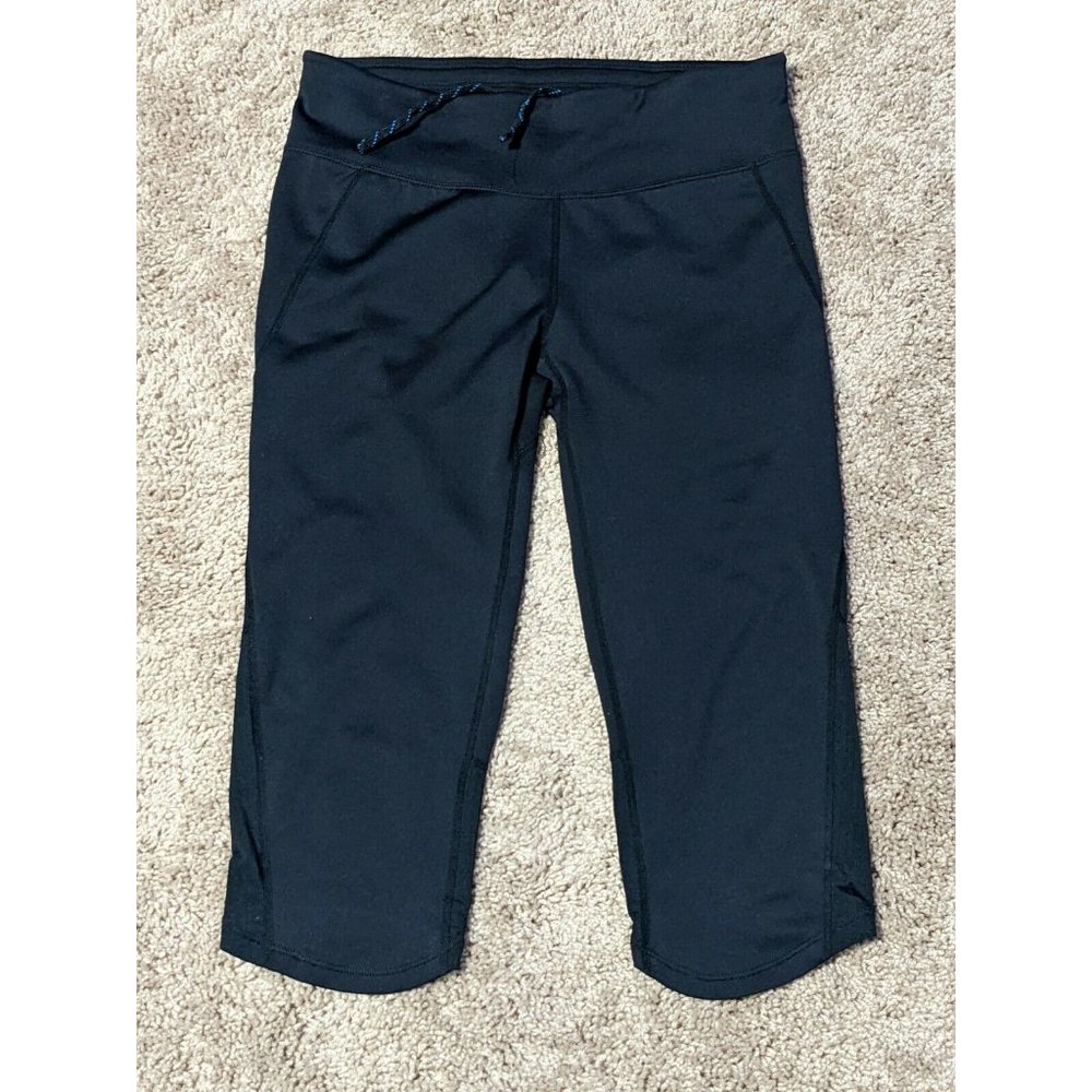 COLUMBIA Women Velocity Knee Capri Tights  #AL8674 Sz. S/P - Black